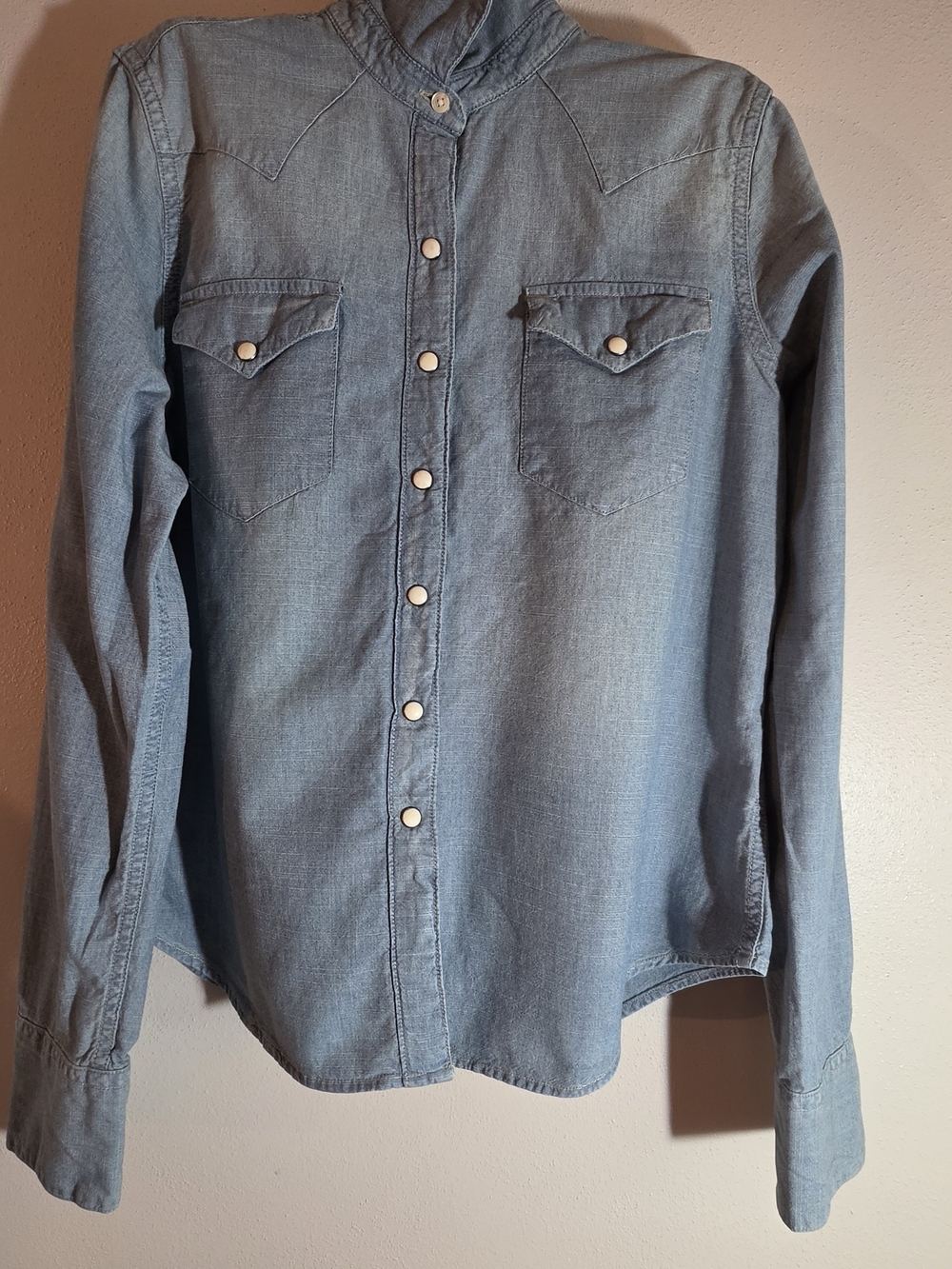Denim & Supply Ralph Lauren Light Blue Denim Western Shirt